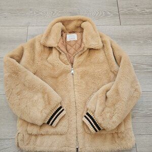 Zara Girls Fur Jacket 11-12 New